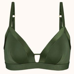 Lively Rich Olive M Luxe Trim Bralette